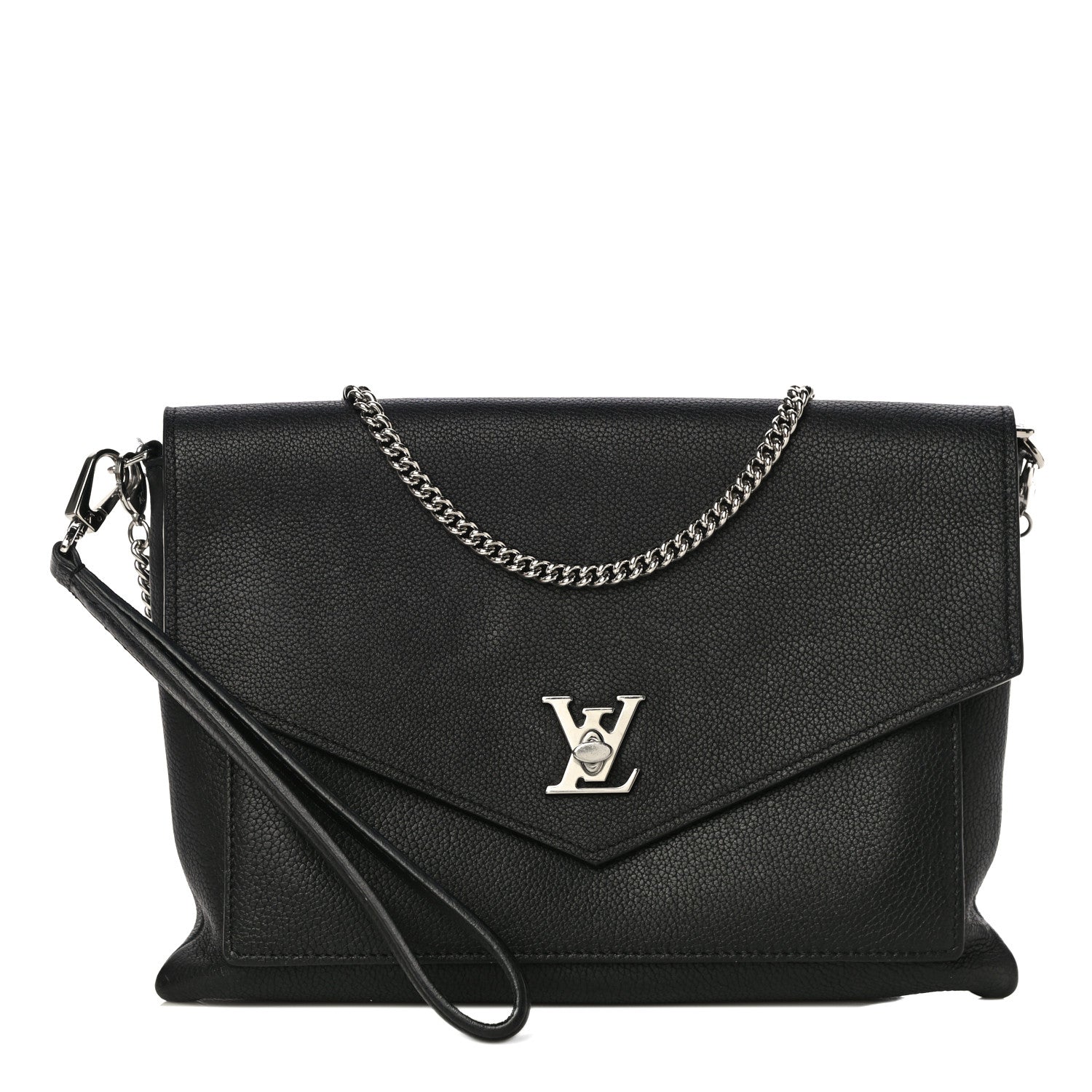 Louis Vuitton Soft Calfskin My Lockme Pochette Black 1 of 14