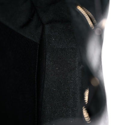Valentino Garavani Grained Calfskin Rockstud Bucket Bag Black 9 of 15