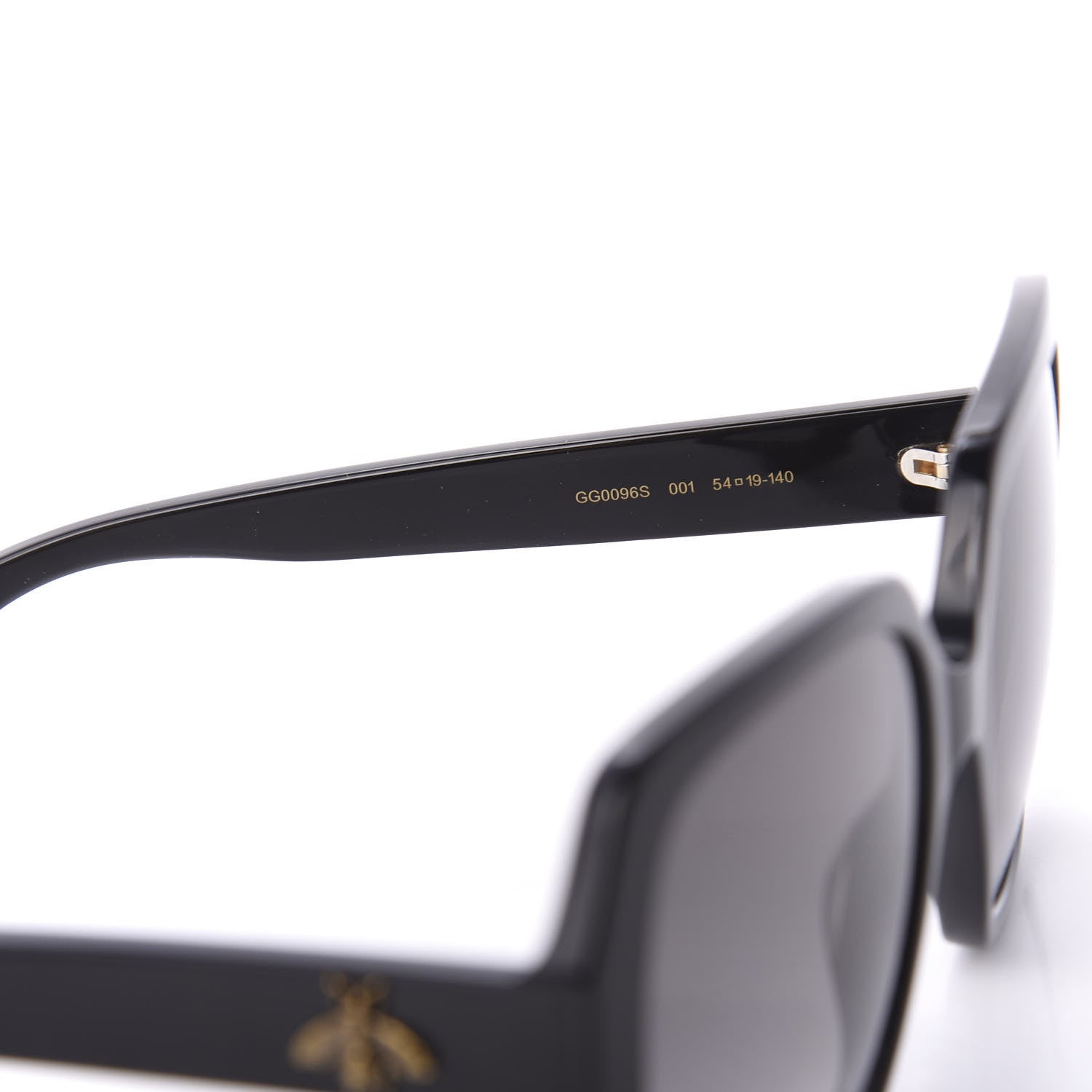 Gucci Acetate Square Frame GG0096S Sunglasses Black 7 of 8