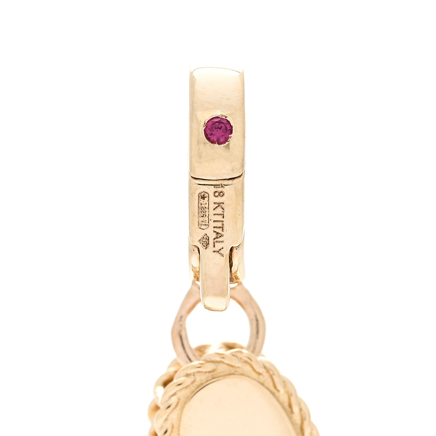 Roberto Coin 18K Yellow Gold Diamond Princess Heart Charm 3 of 3