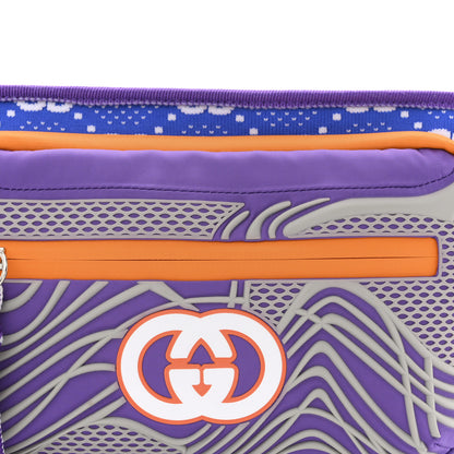 Gucci Jersey GG Monogram All Over Sporty Belt Bag Grey White Multicolor 8 of 10