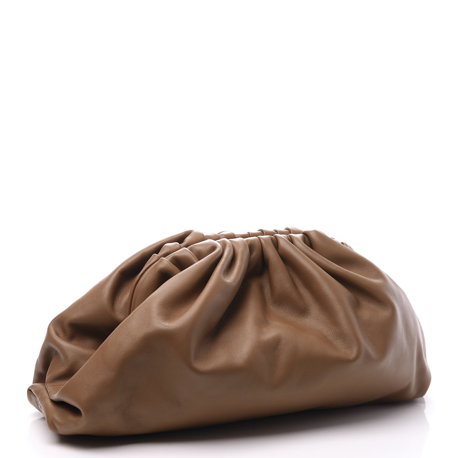 Bottega Veneta Smooth Butter Calf The Pouch Oversized Clutch Cammello 2 of 8