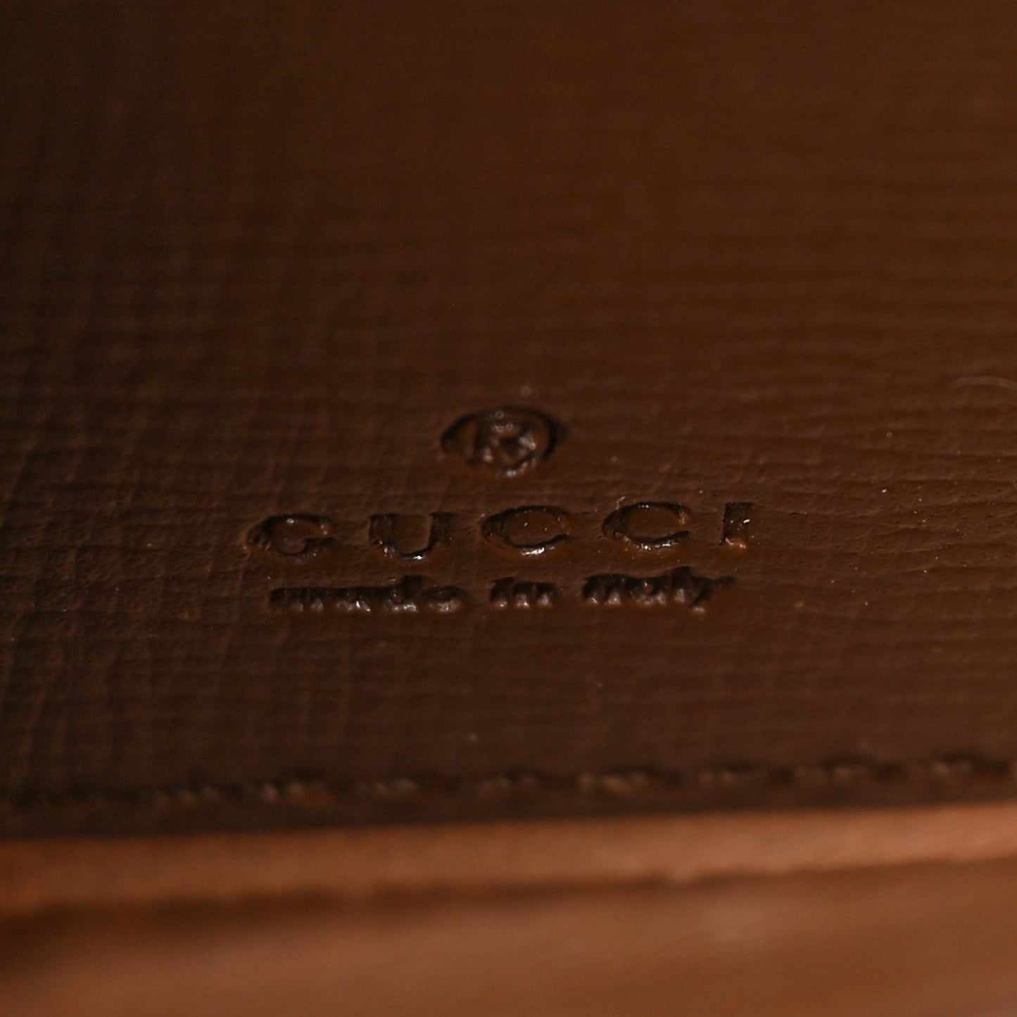 GG Supreme Monogram Azalea Calfskin Web Horsebit 1955 Wallet On Strap Beige Ebony Brown Sugar