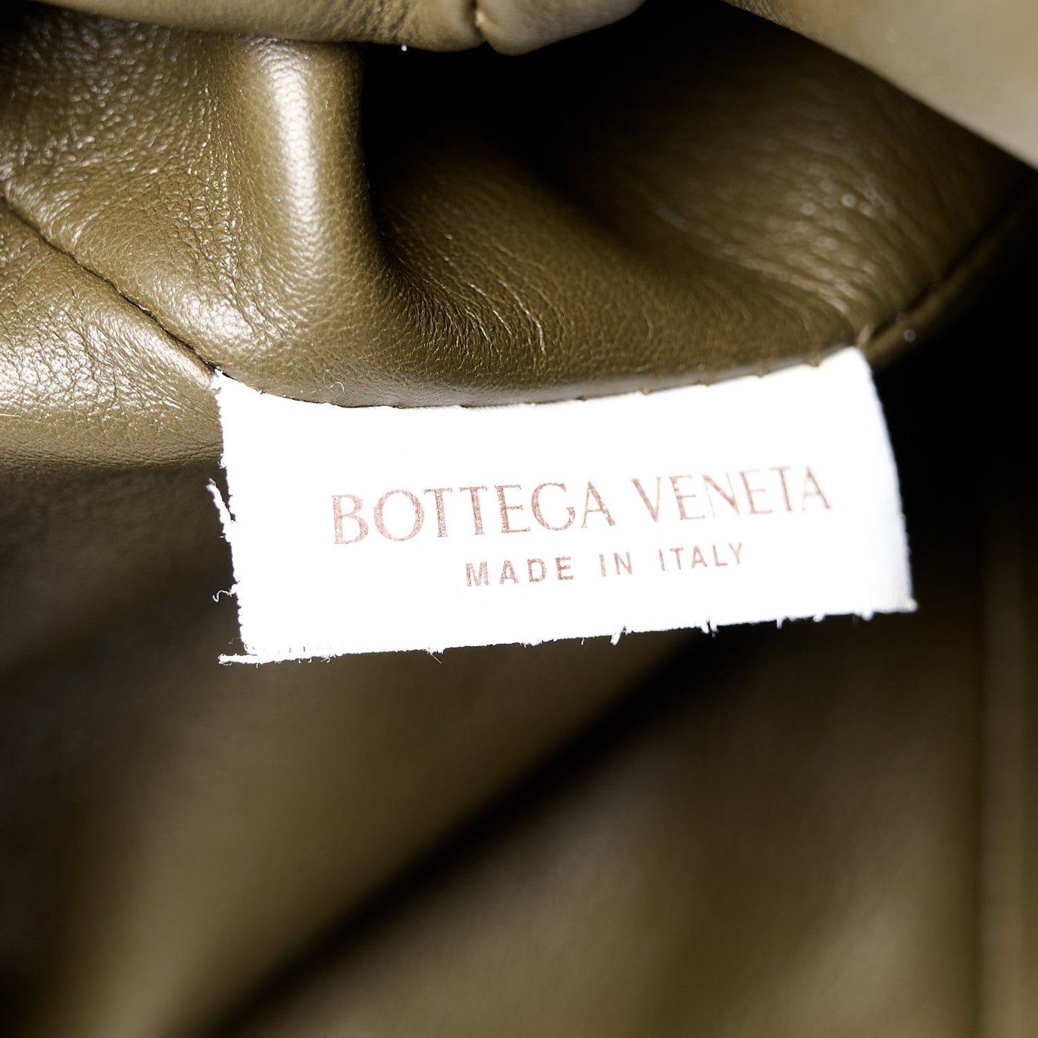 Bottega Veneta Smooth Butter Calf The Pouch Oversized Clutch Kaki Fondent 7 of 12