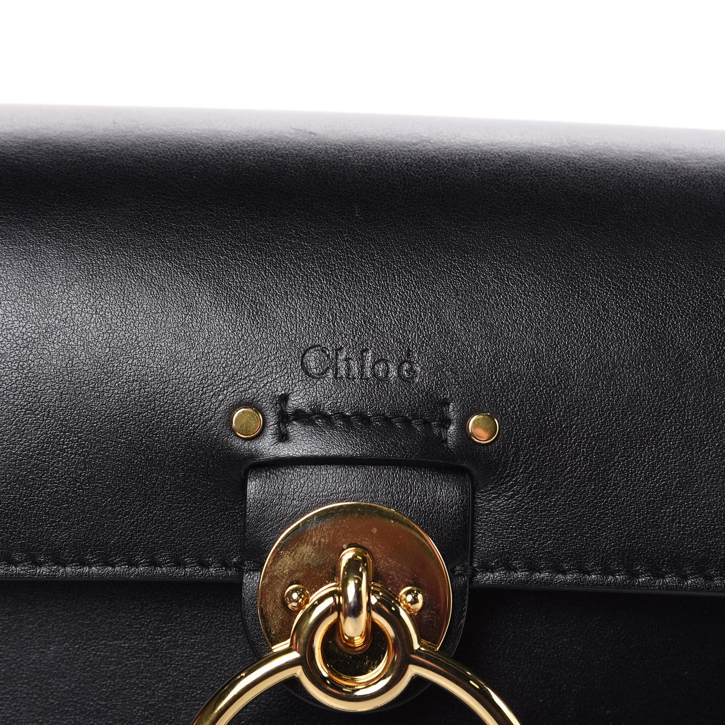 Calfskin Small Tess Bag Black