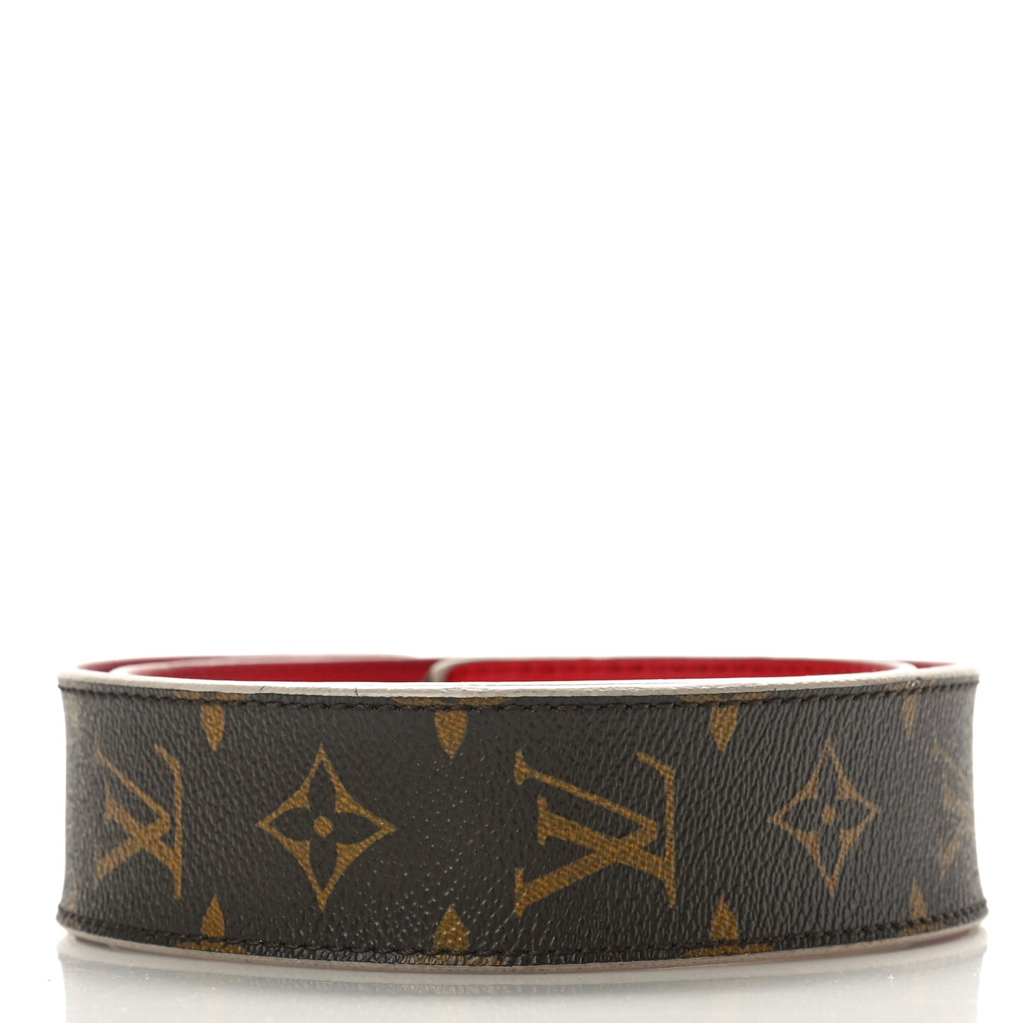 Monogram Bandouliere Shoulder Strap Red