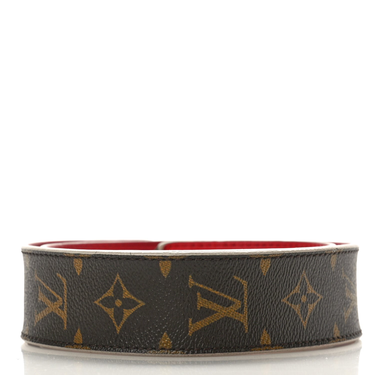 Louis Vuitton Monogram Bandouliere Shoulder Strap Red 2 of 5