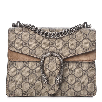 Gucci GG Supreme Monogram Mini Dionysus Shoulder Bag Taupe 1 of 12