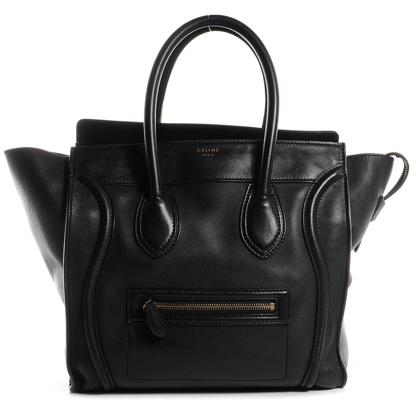 Smooth Calfskin Mini Luggage Black