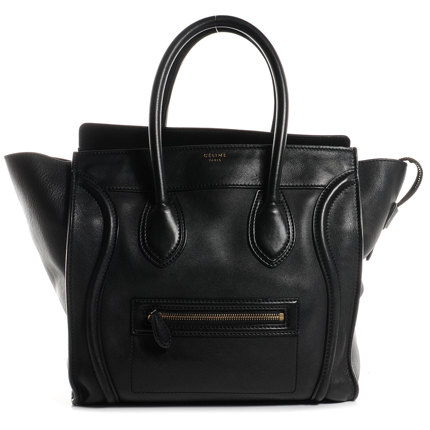 Celine Smooth Calfskin Mini Luggage Black 1 of 7