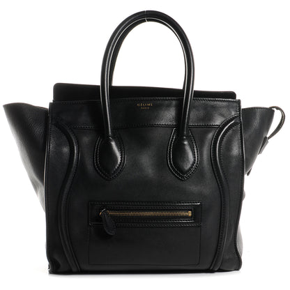 Celine Smooth Calfskin Mini Luggage Black 1 of 7