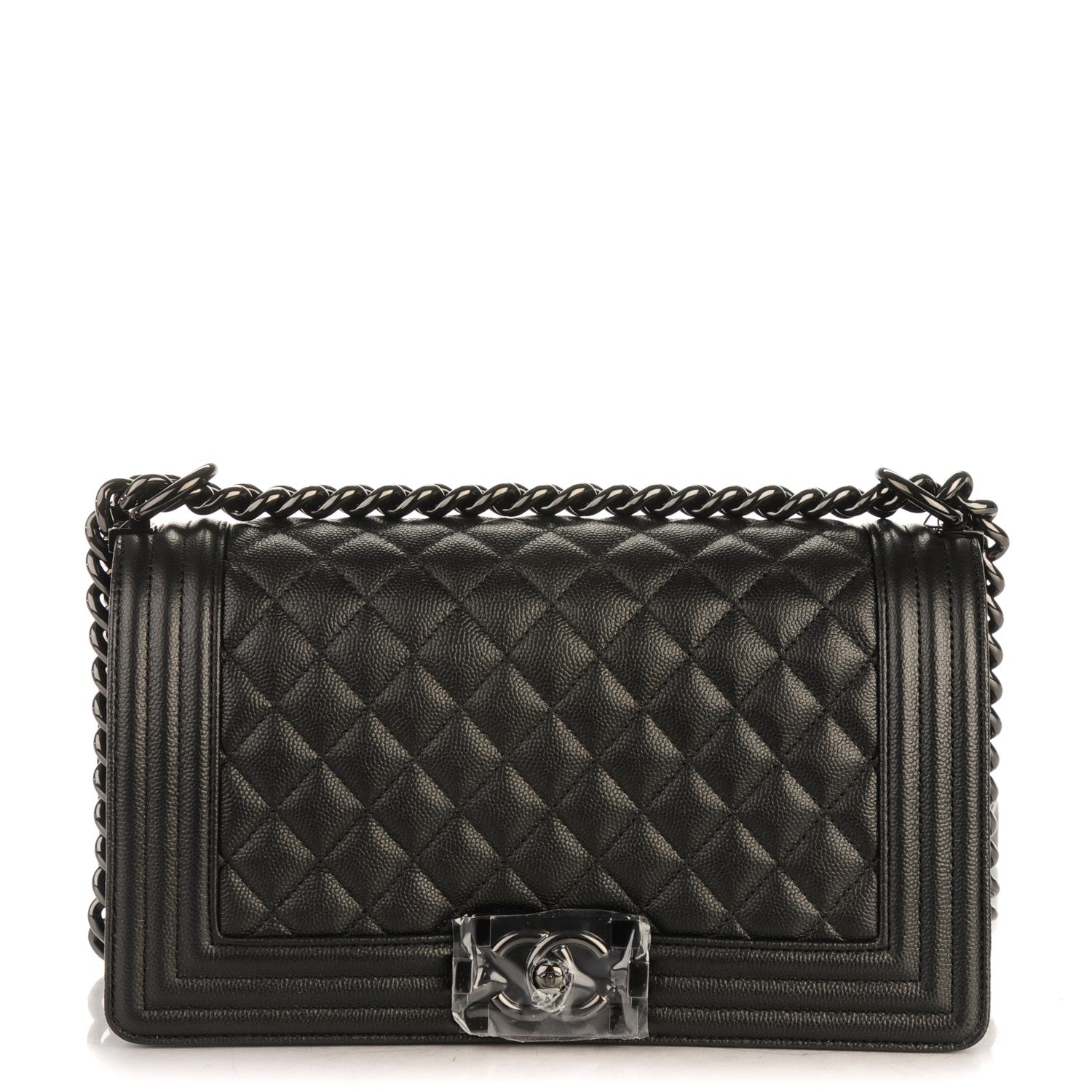 Chanel Caviar Quilted Medium Boy Flap So Black 1 of 7