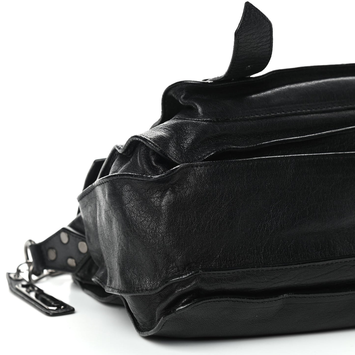 Lambskin Medium PS1 Satchel Black