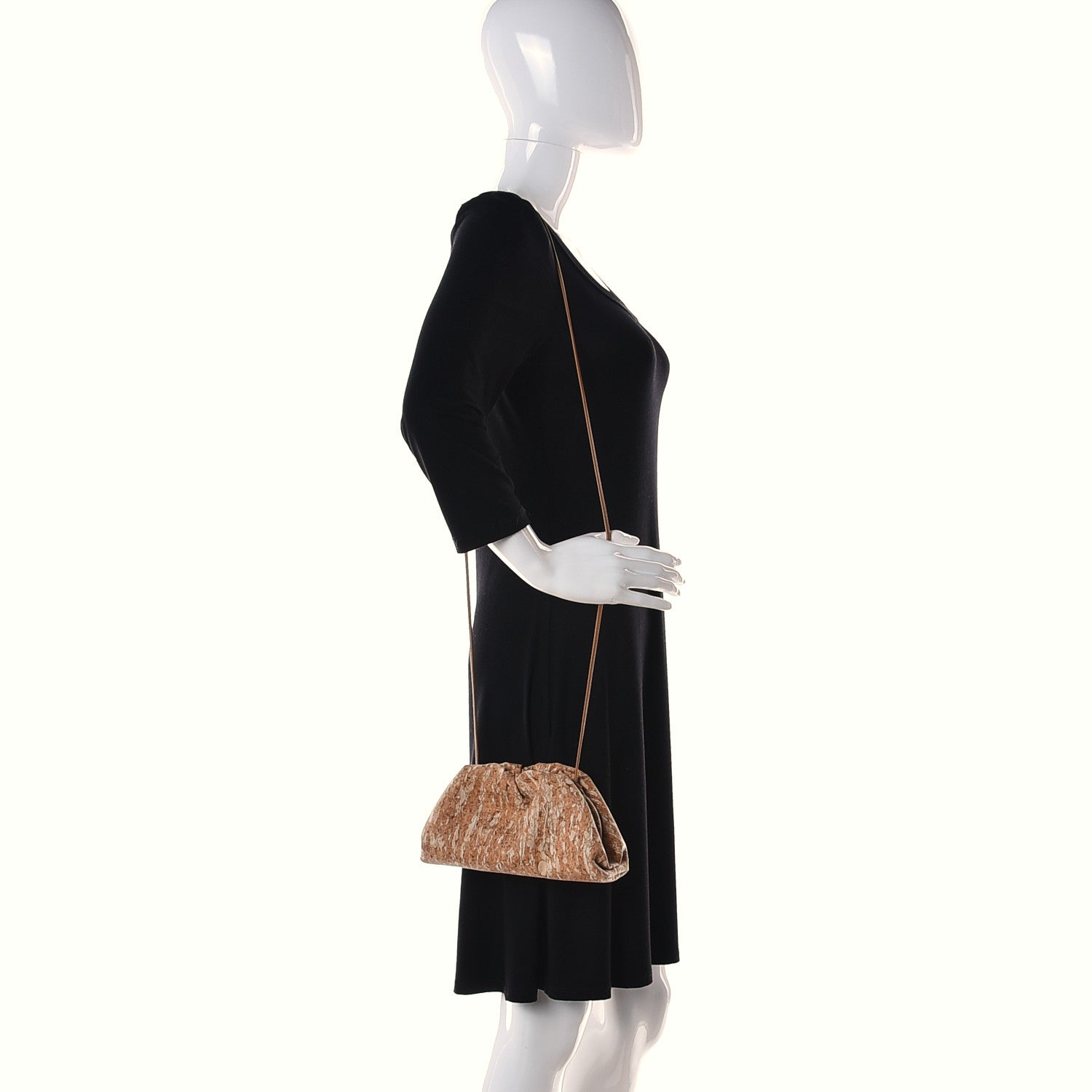 Bottega Veneta Cork The Mini Pouch Natural 2 of 10