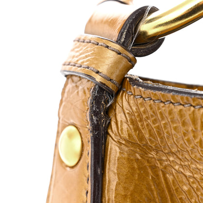Prada Vernice Sfumata Shoulder Bag Blond Mordore 13 of 14