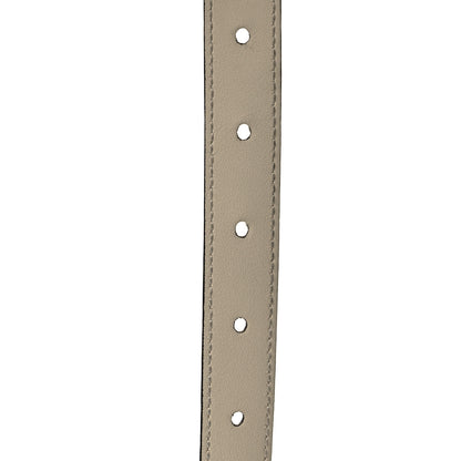 Gucci Calfskin Double G 20mm Belt 90 36 Mystic White 5 of 5