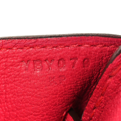 Hermes Epsom Horseshoe Bi-Color Birkin 30 Rose Azalee Rose Extreme 7 of 14