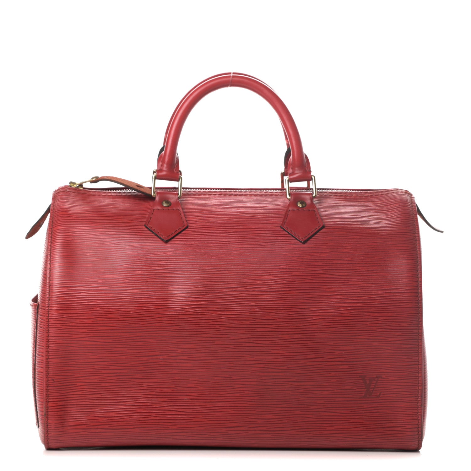 Louis Vuitton Epi Speedy 30 Castillan Red 1 of 23