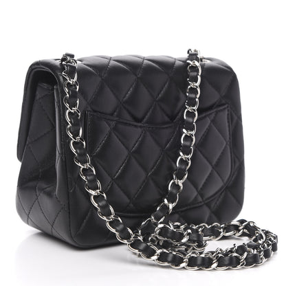 Chanel Lambskin Quilted Mini Square Flap Black 3 of 11