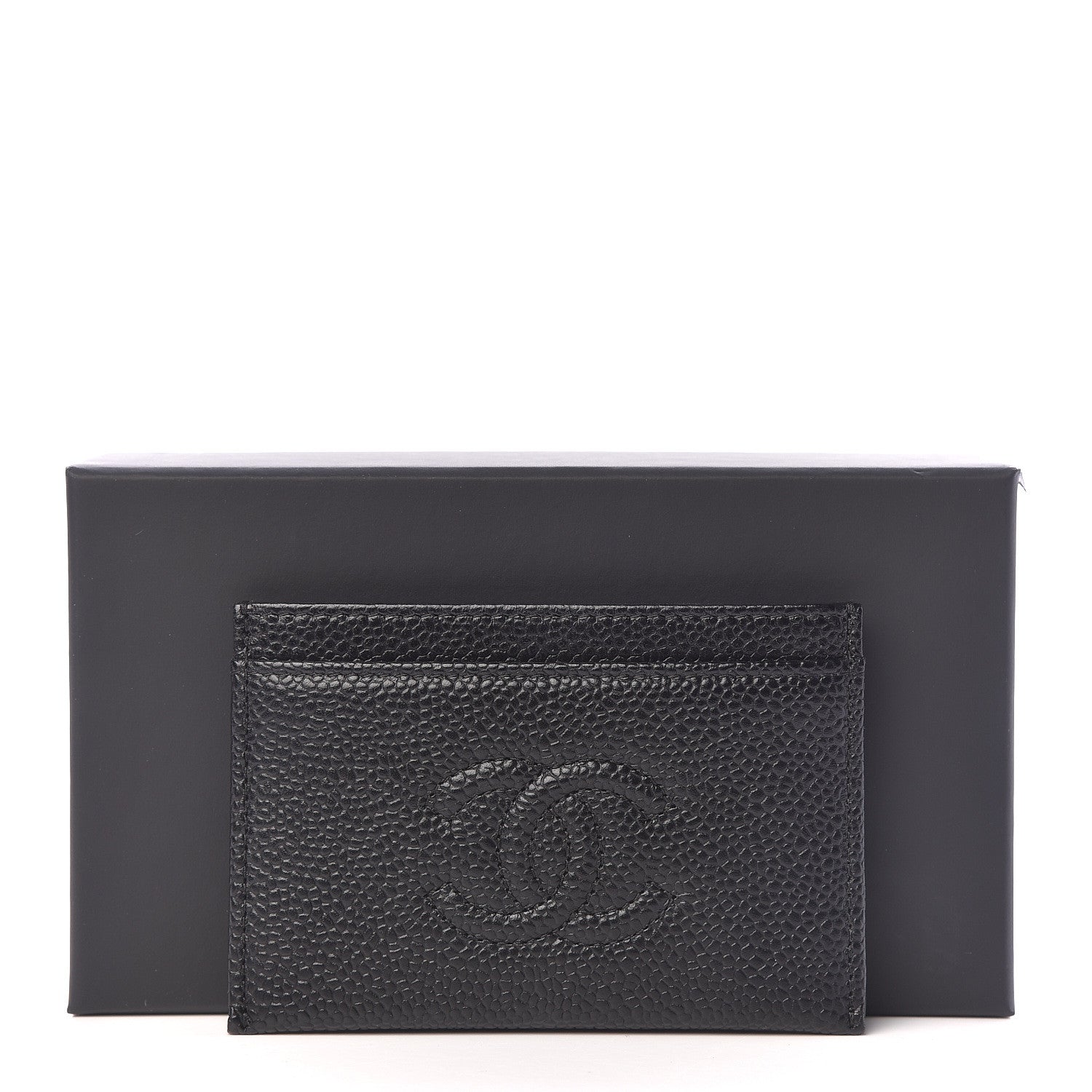 Chanel Caviar Timeless CC Card Holder Black 9 of 9
