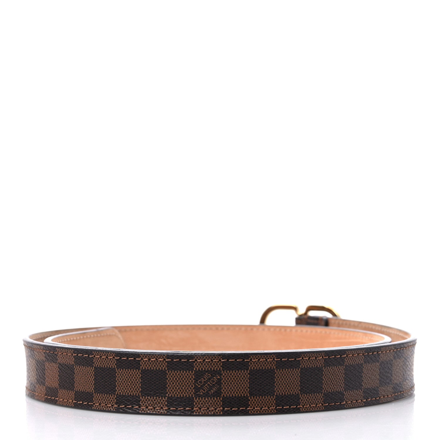 Louis Vuitton Damier Ebene Mini 25mm Belt 80 32 2 of 8