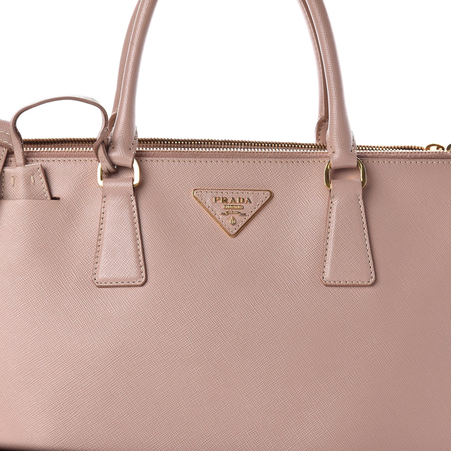 Saffiano Medium Galleria Double Zip Tote Cammeo