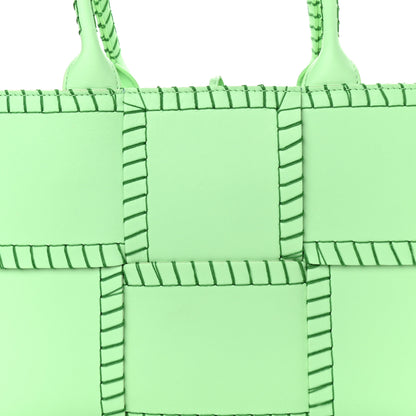 Bottega Veneta Nappa Maxi Intrecciato Overlock Stitched Small Arco Tote Wasabi Parakeet 8 of 11