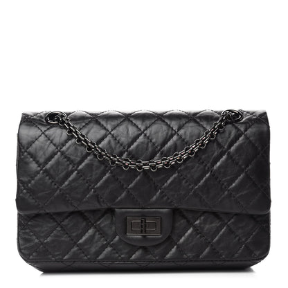 Chanel Aged Calfskin Quilted 2.55 Reissue 225 Flap So Black 1 of 12