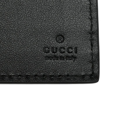 Gucci Plutone Calfskin Logo Bi-Fold Wallet Black 6 of 8