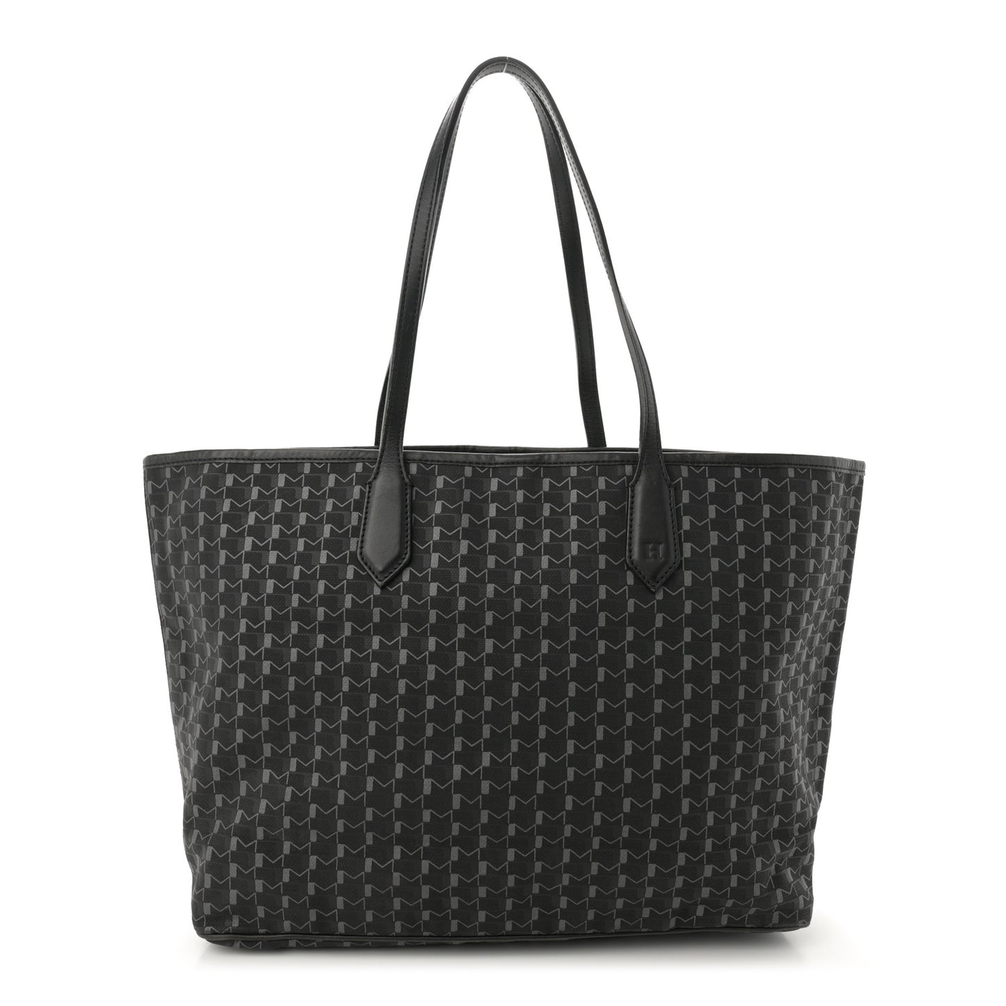 Calfskin Canvas 1920 M Monogram MM Tote Black