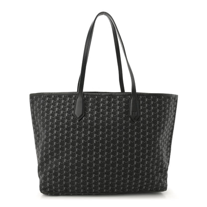 Moynat Calfskin Canvas 1920 M Monogram MM Tote Black 1 of 14