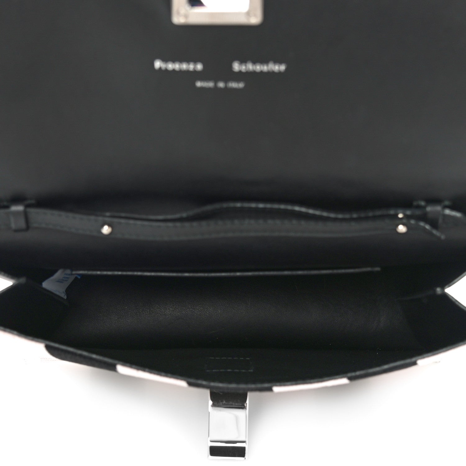 Proenza Schouler Knit Calfskin Stripe Small Lunch Bag Multicolor 7 of 10