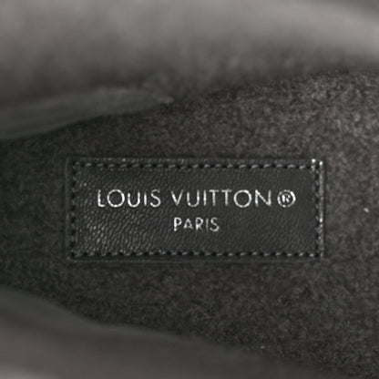 Louis Vuitton Suede Calfskin Shearling Snowdrop Flat Ankle Boot 37 Grey 7 of 10