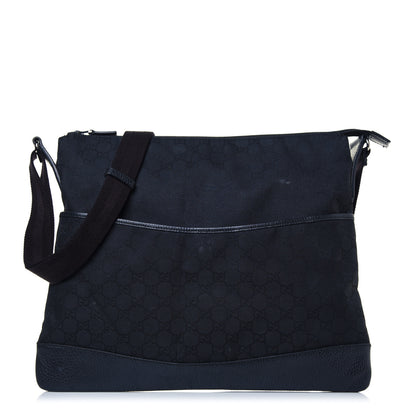Gucci Nylon Monogram Messenger Bag Black 2 of 23
