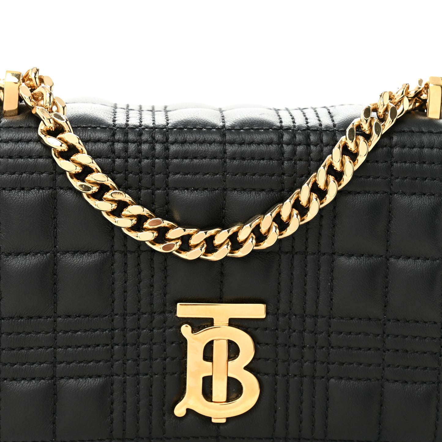Lambskin Quilted Mini Lola Bag Black