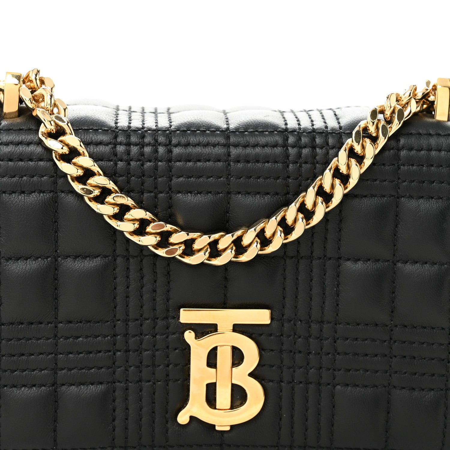 Burberry Lambskin Quilted Mini Lola Bag Black 8 of 10