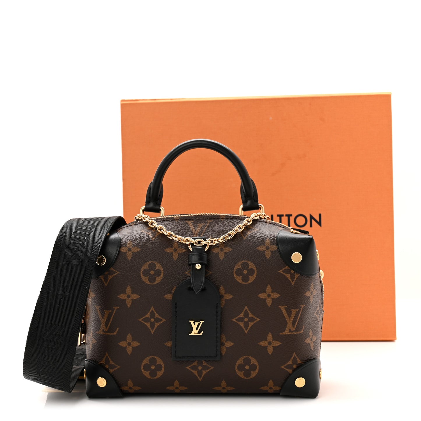 Monogram Petite Malle Souple Black