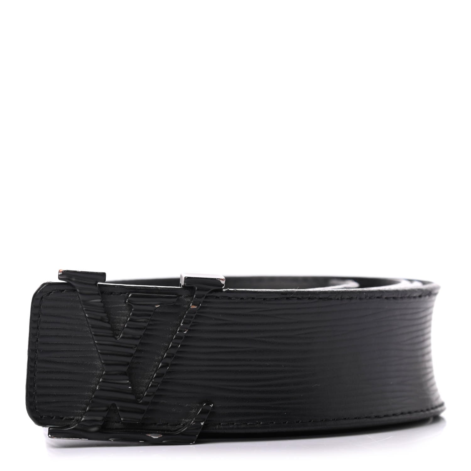 Louis Vuitton Epi LV Initiales Belt 95 38 Black 1 of 4