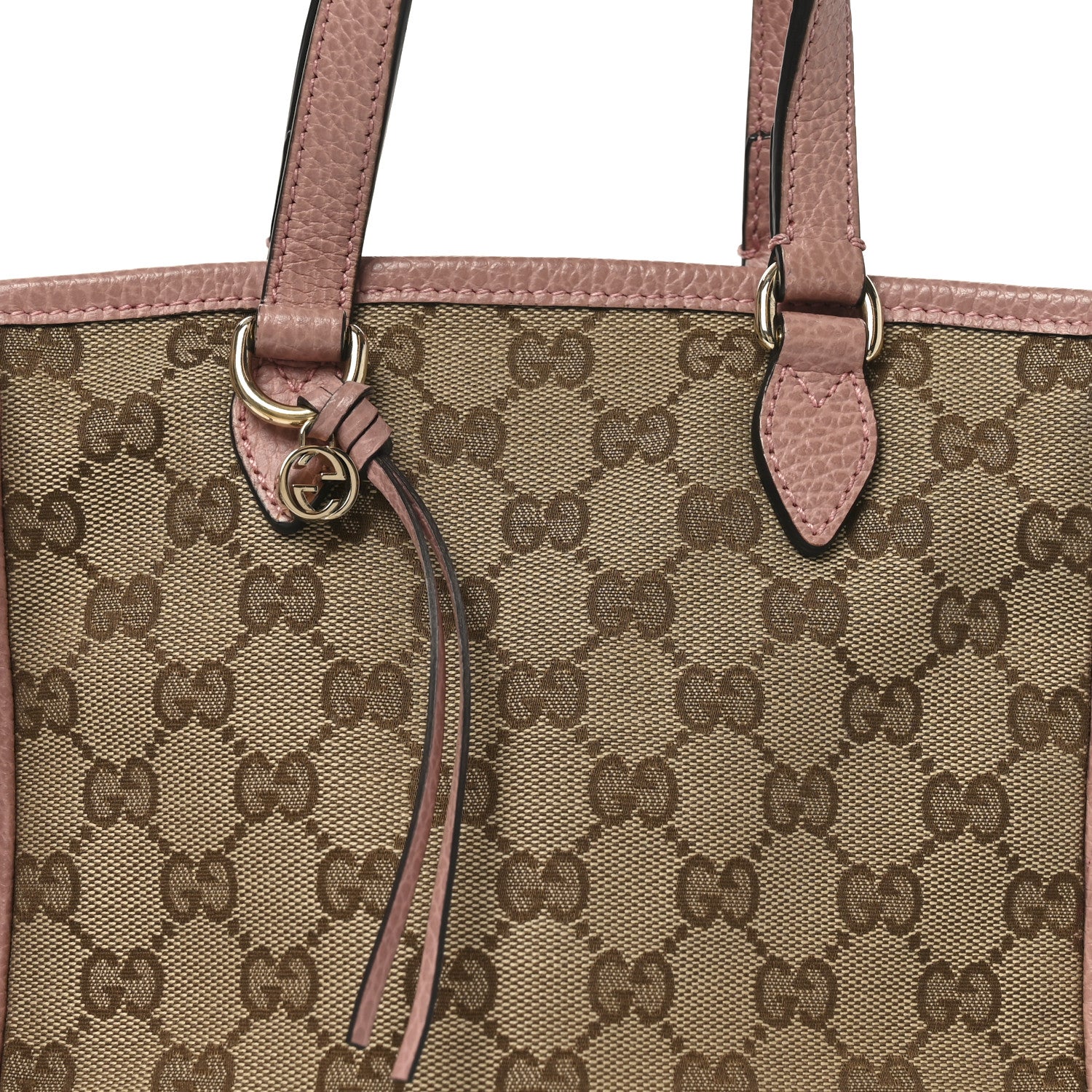 Gucci Monogram Small Bree Tote Beige Soft Pink 8 of 10