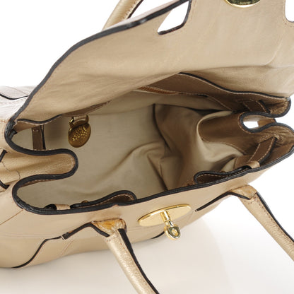 Mulberry Metallic Calfskin Ledbury Champagne 5 of 11