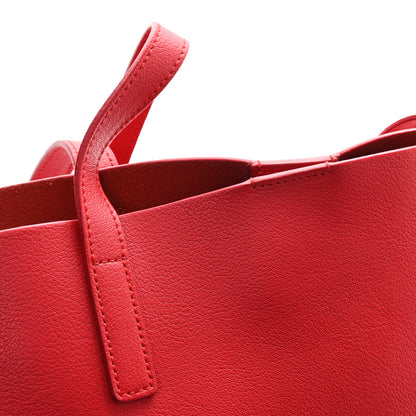 Saint Laurent Calfskin Large Shopping Tote Rouge Eros 12 of 12