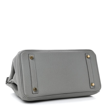 Hermes Togo Birkin 30 Gris Mouette 3 of 11