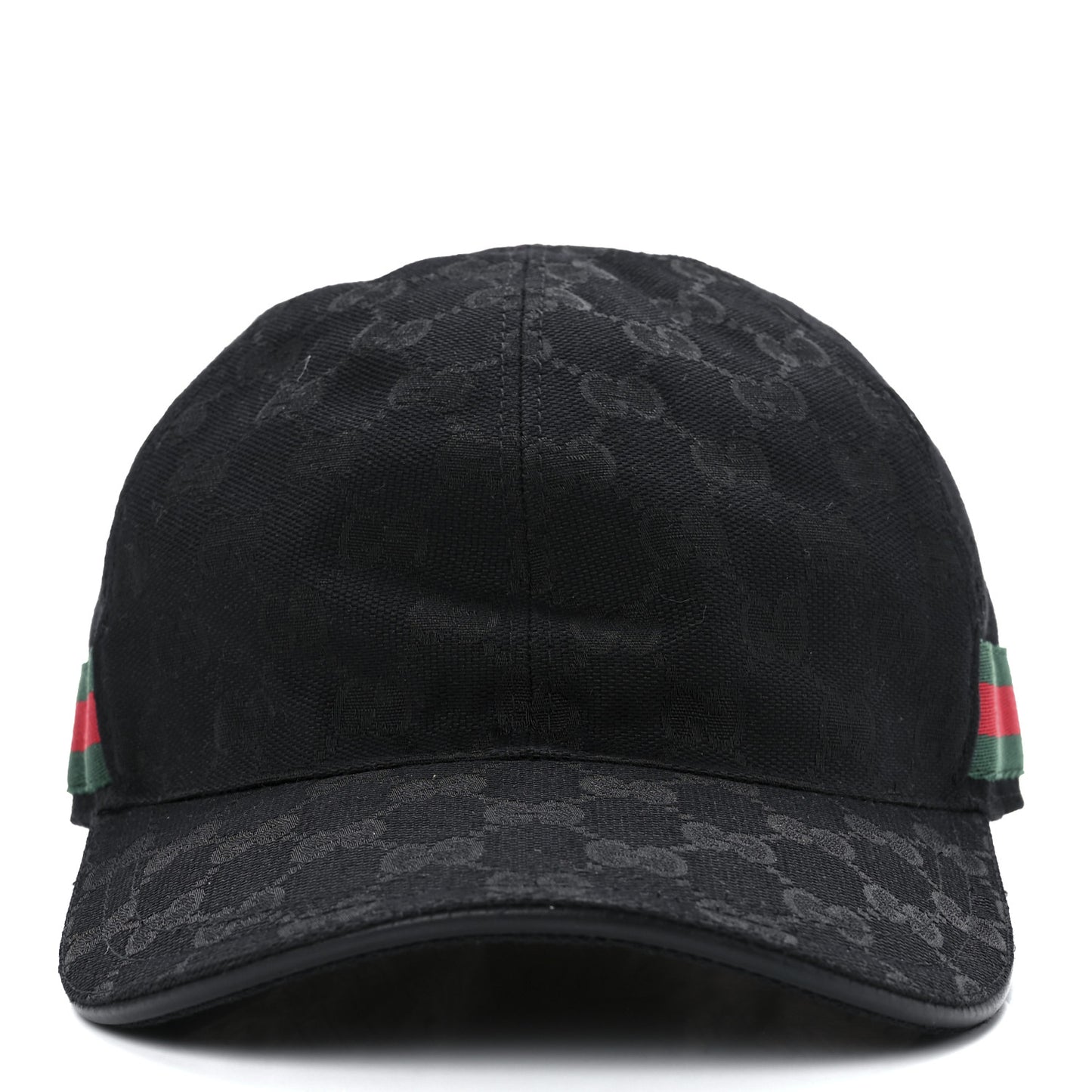 Monogram Web Baseball Hat M Black