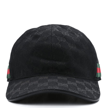 Gucci Monogram Web Baseball Hat M Black 2 of 8