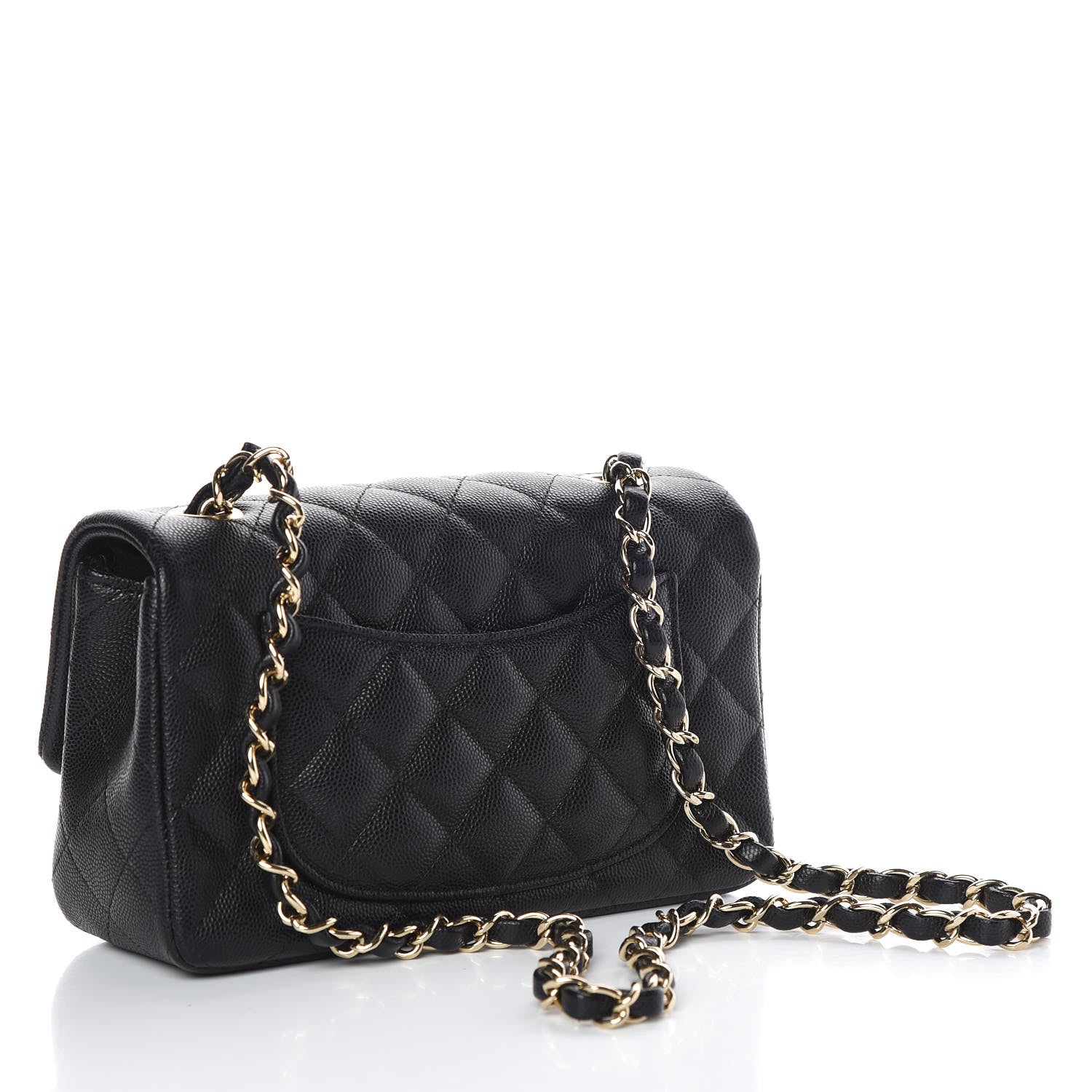 Chanel Caviar Quilted Mini Rectangular Flap Black 3 of 10