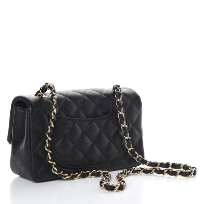Chanel Caviar Quilted Mini Rectangular Flap Black 3 of 10