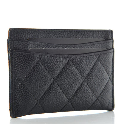 Chanel Caviar Quilted Card Holder Black 3 of 7