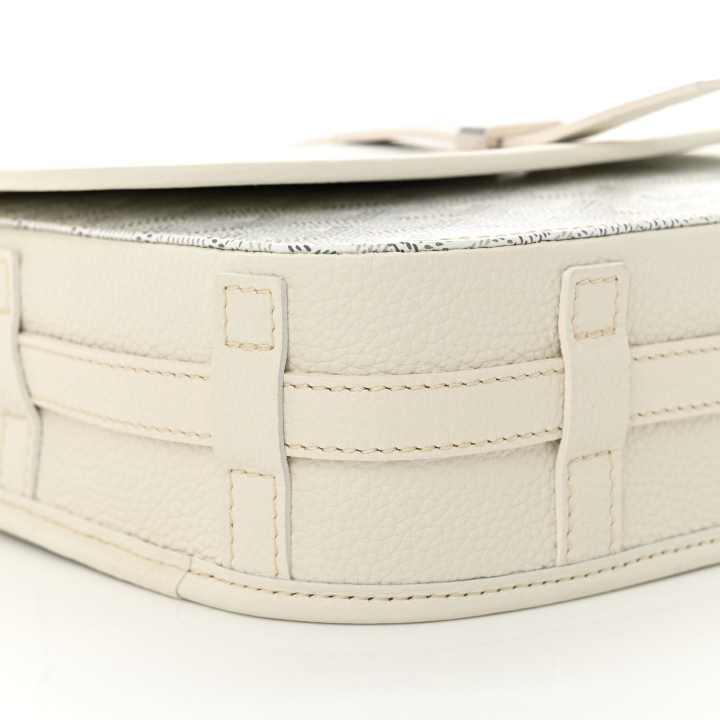 Goyardine Belvedere II PM Messenger Bag White