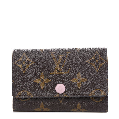 Louis Vuitton Monogram Multicles 6 Key Holder Rose Ballerine 1 of 7