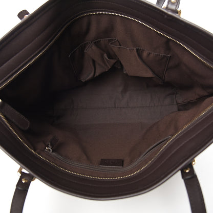 Gucci GG Supreme Monogram Medium Joy Tote Dark Brown 4 of 9
